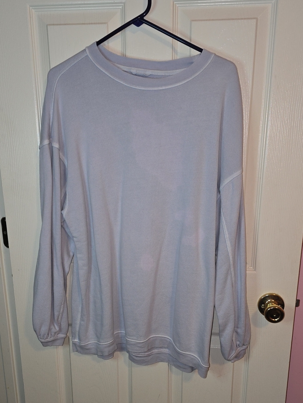 aerie Light Lavender Crewneck Sweatshirt